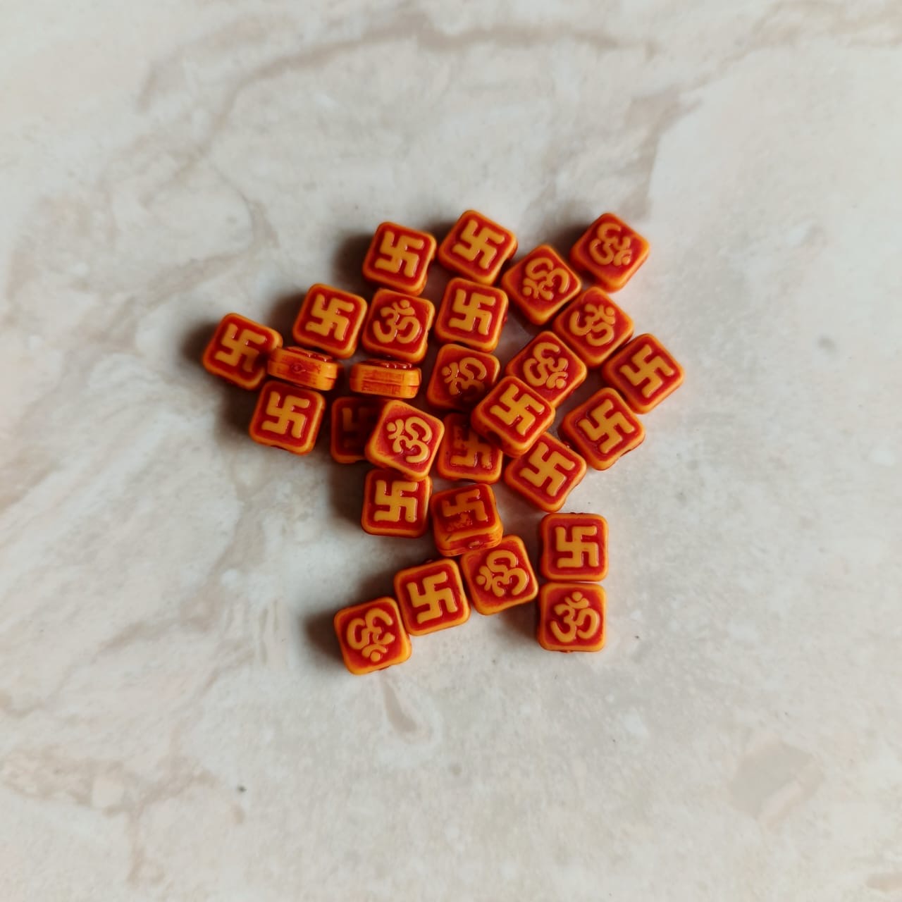 Svastik design Rakhi beads