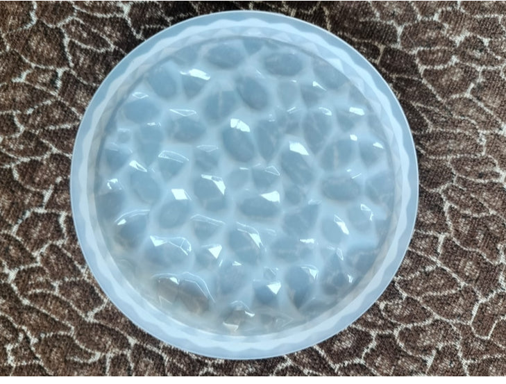 Round druzy coaster mould - Image 2