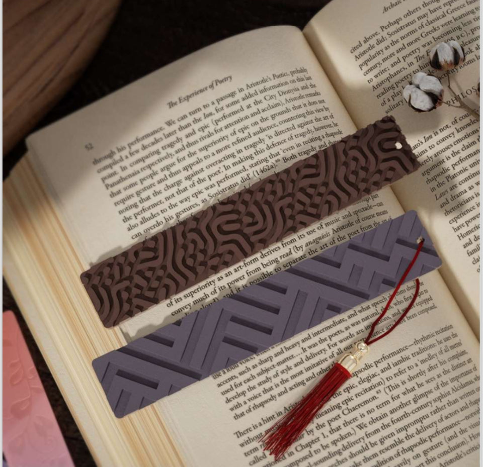 4 in 1 textured book mark mould - Image 2