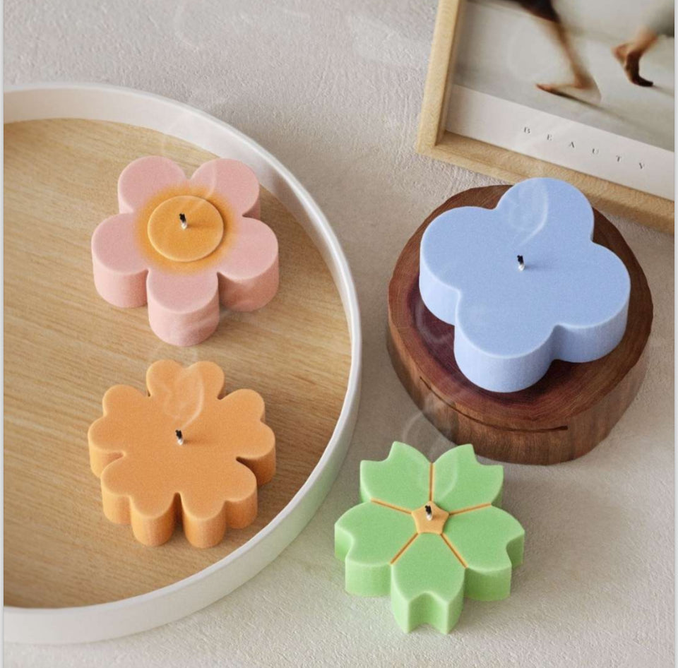 Cherry Blossom flower candle mould - Image 2