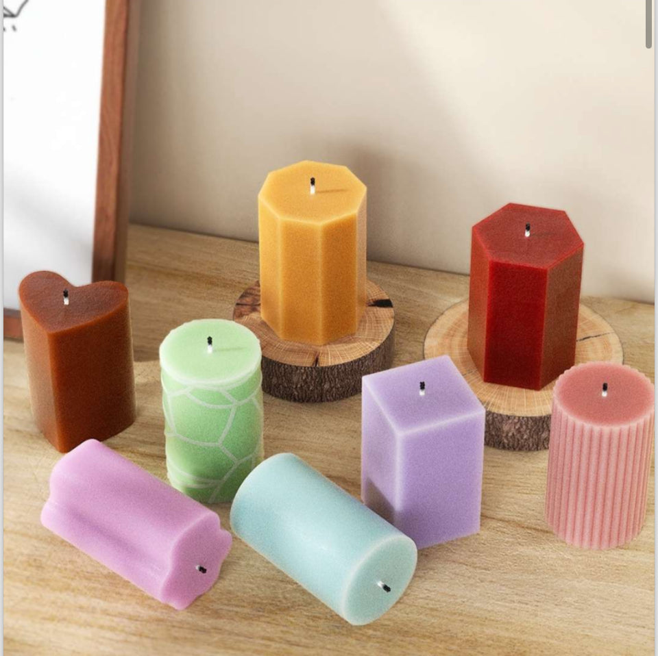 Octagon Pillar Candle Mould - Image 2