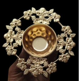 5 Inch Metal Urli For Candle