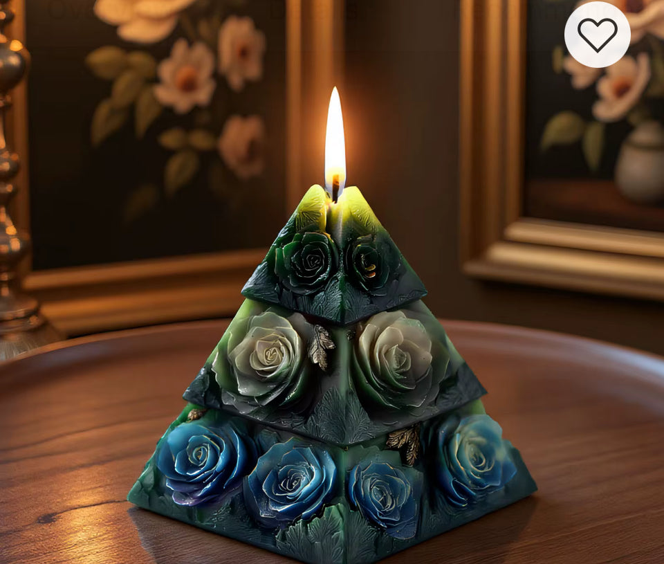 3D Psychic Flower Candle Mould (1009) - Image 3